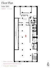 209 8th Ave SW, Calgary, AB for lease Floor Plan- Image 1 of 1