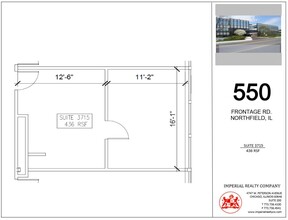 540-550 W Frontage Rd, Northfield, IL for lease Floor Plan- Image 1 of 3