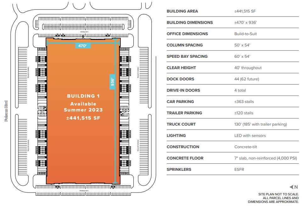 Nimbus Rd, Rancho Cordova, CA for lease Site Plan- Image 1 of 1