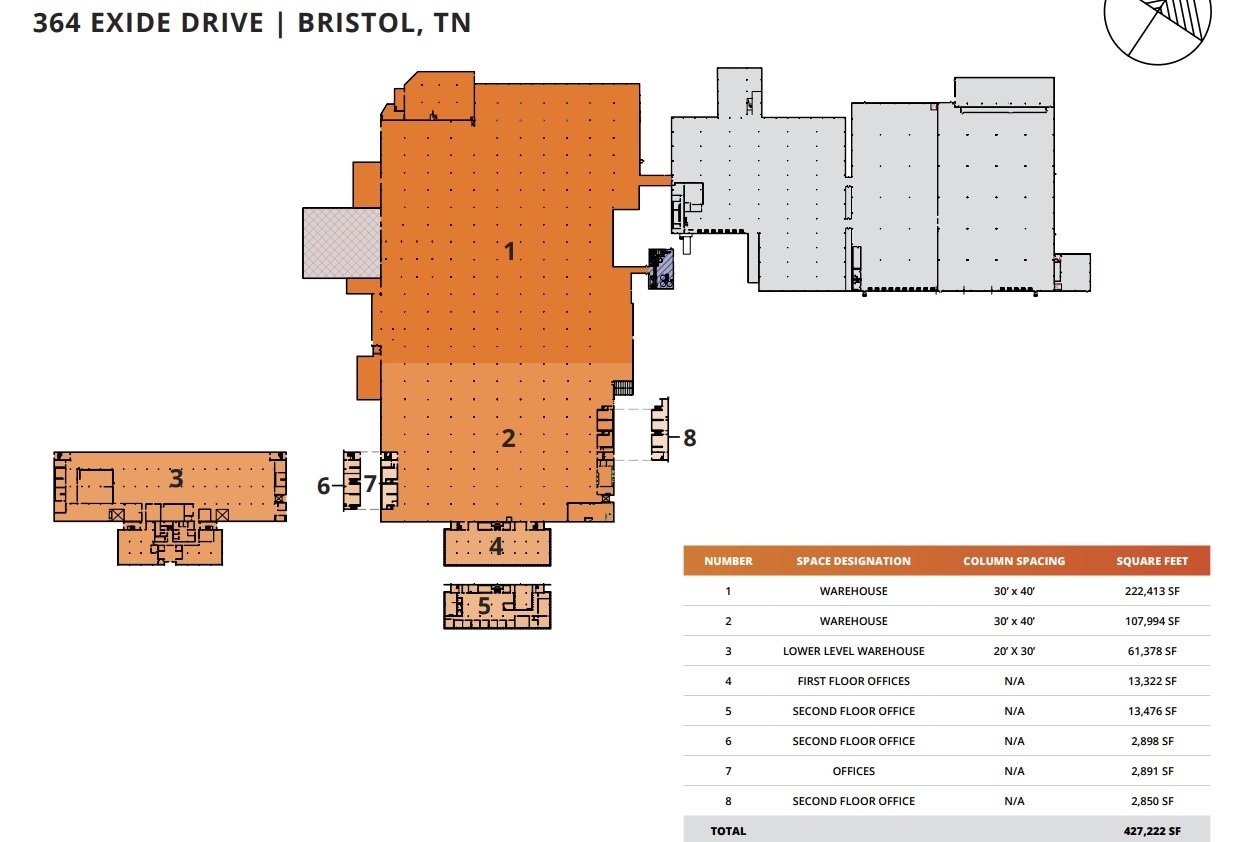 364 Exide Dr, Bristol, TN for lease Floor Plan- Image 1 of 1