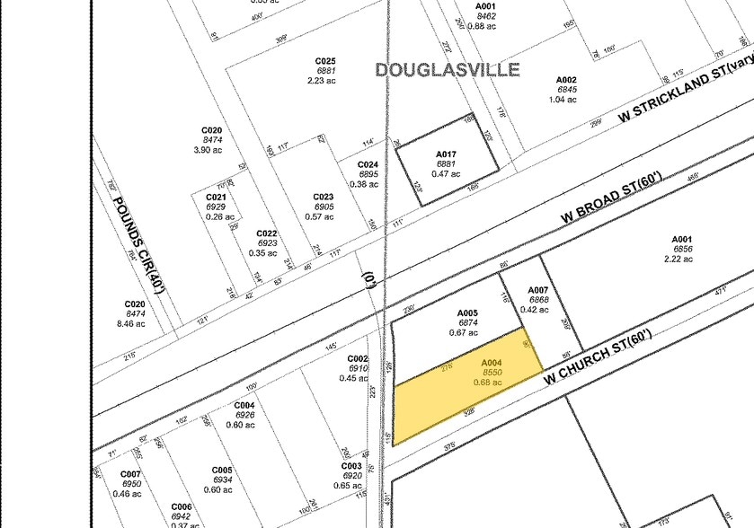 8550 Rose Ave, Douglasville, GA for sale - Plat Map - Image 2 of 36