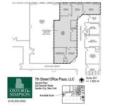 229 7th St, Garden City, NY for lease Floor Plan- Image 1 of 3