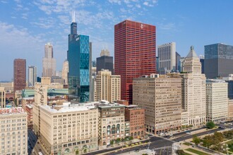 81 E Van Buren St, Chicago, IL - aerial  map view