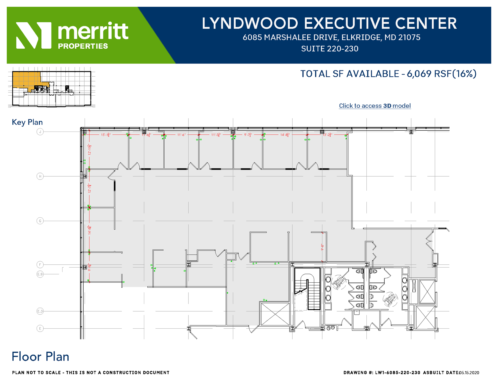 6095 Marshalee Dr, Elkridge, MD for lease Floor Plan- Image 1 of 2