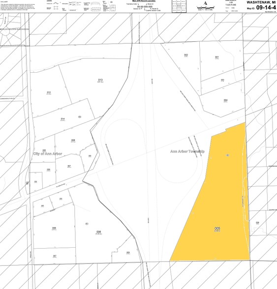 2211 Old Earhart Rd, Ann Arbor, MI for lease - Plat Map - Image 3 of 15