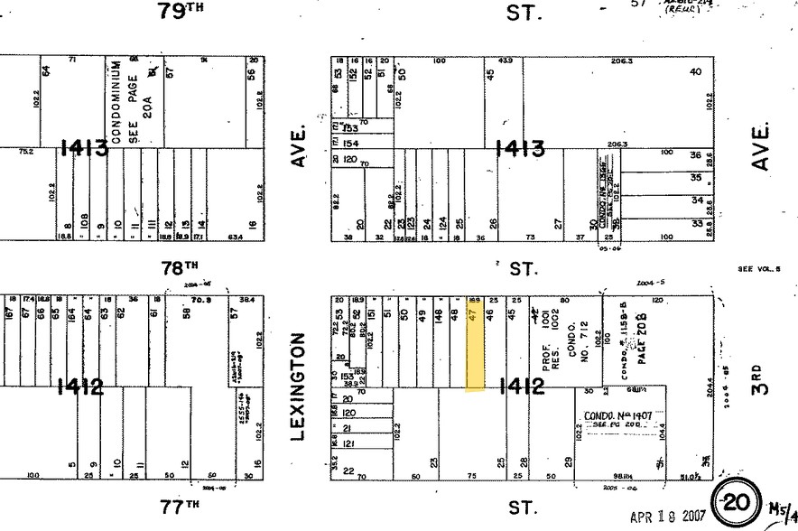 162 E 78th St, New York, NY for lease - Plat Map - Image 2 of 6