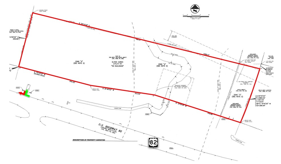 2507 Highway 82, Bells, TX for sale - Plat Map - Image 3 of 3