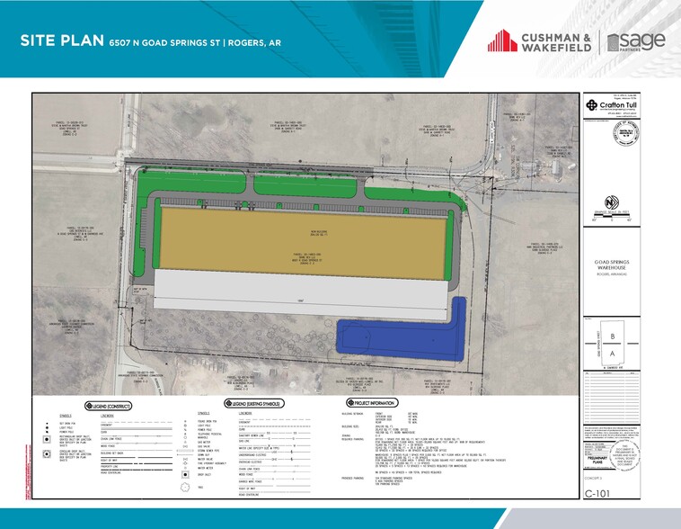 6507 N Goad Springs St, Rogers, AR for lease - Site Plan - Image 2 of 3