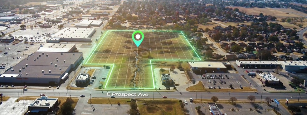 1150 Prospect Ave, Ponca City, OK for sale - Aerial - Image 3 of 4