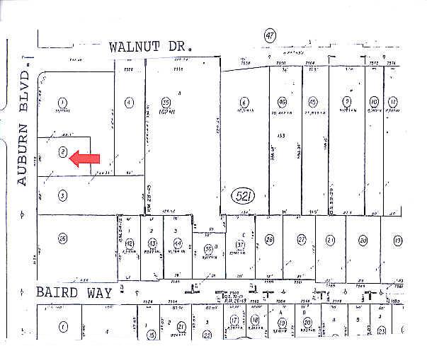 8136 Auburn Blvd, Citrus Heights, CA for sale - Plat Map - Image 2 of 8