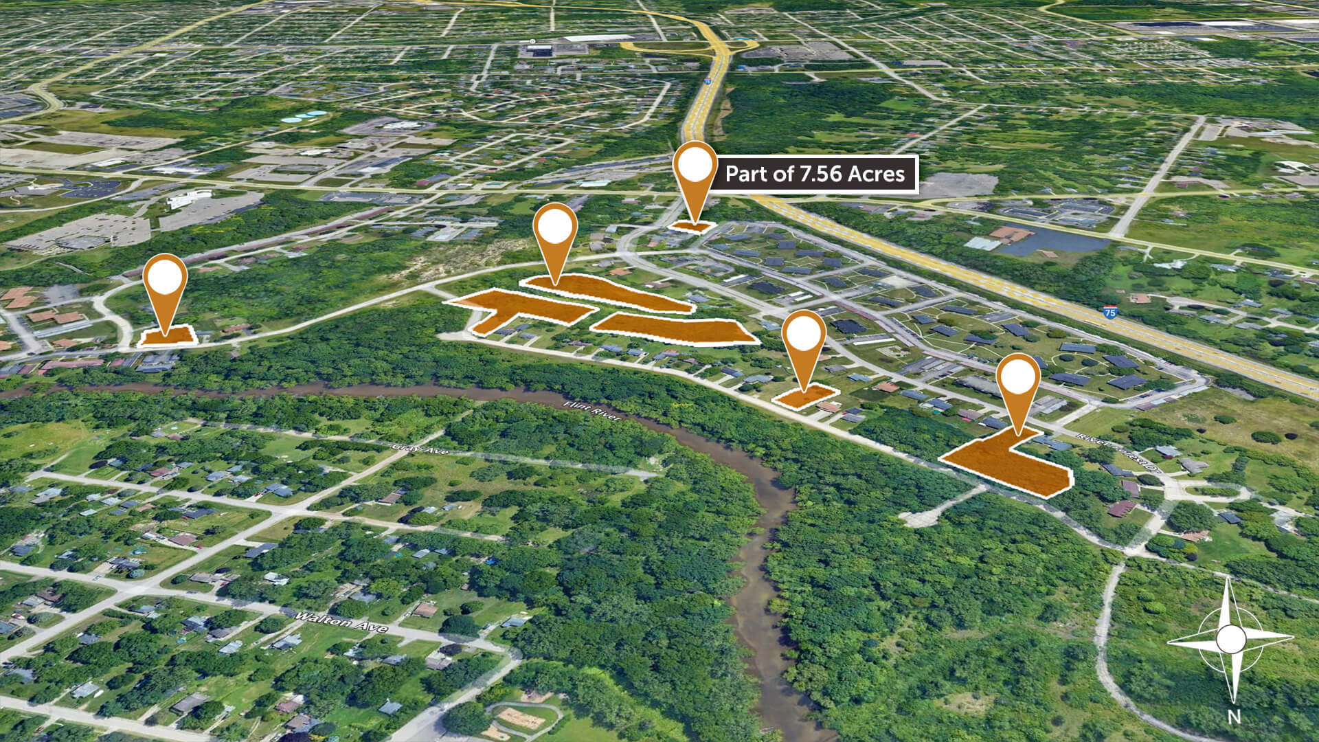 0 River Oak Dr, Flint, MI for sale Aerial- Image 1 of 1