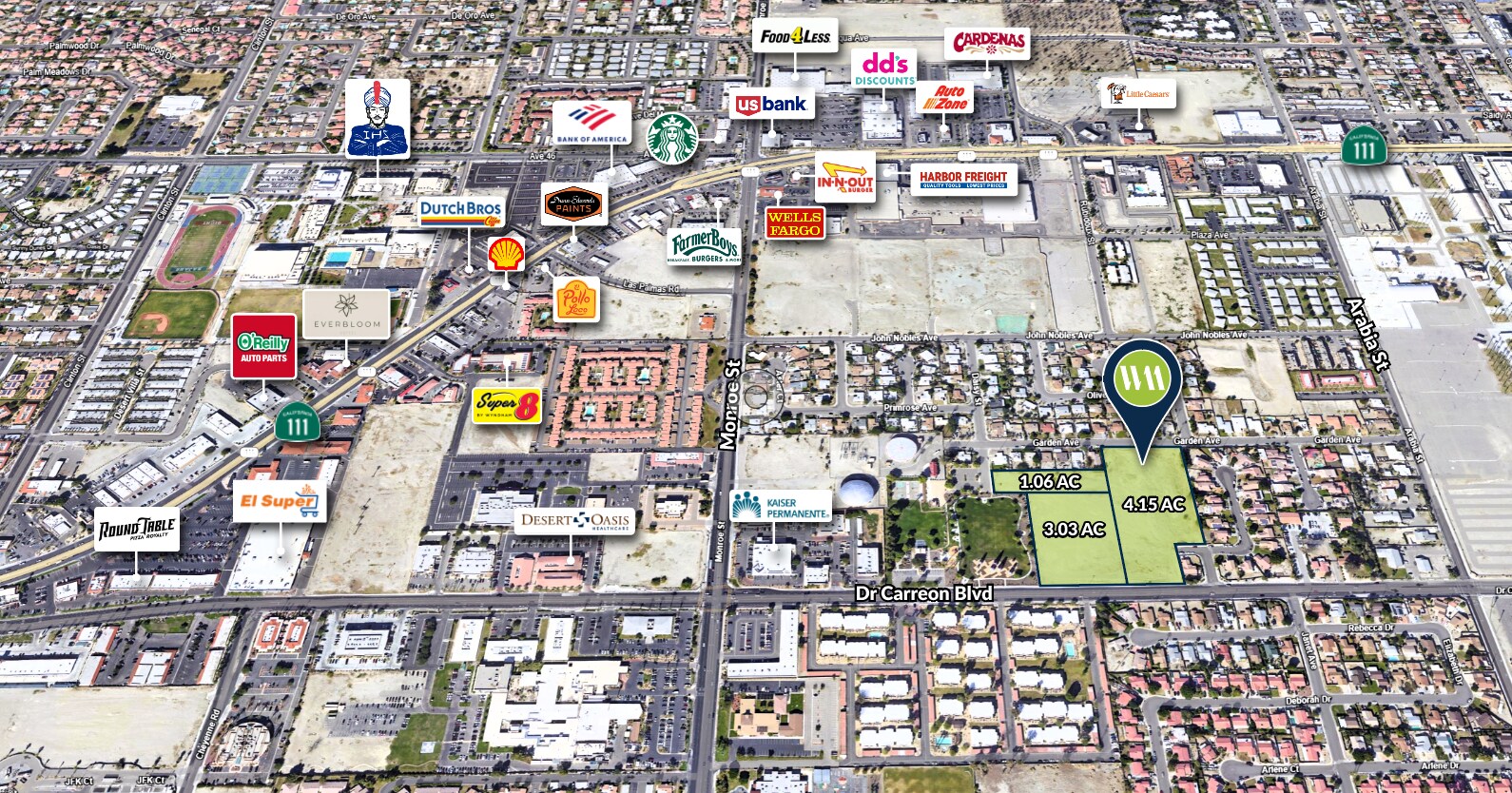 Doctor Carreon, Indio, CA for sale Aerial- Image 1 of 23