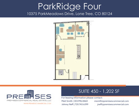 10375 Park Meadows Dr, Lone Tree, CO for lease Floor Plan- Image 1 of 1