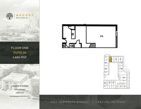 4100 Commerce St, Dallas, TX for lease Floor Plan- Image 1 of 1