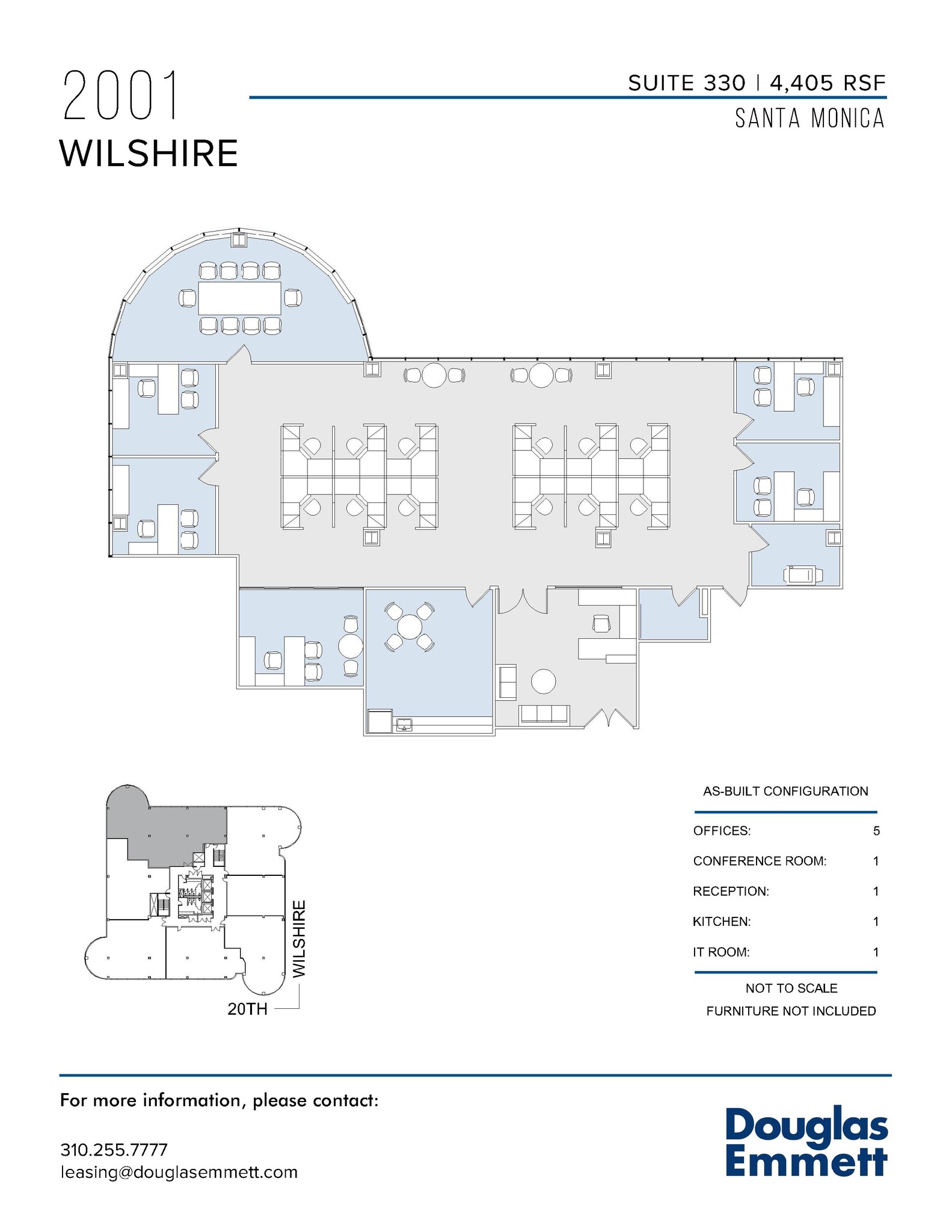 2001 Wilshire Blvd, Santa Monica, CA for lease Floor Plan- Image 1 of 1