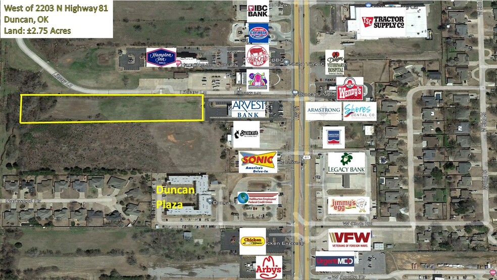 2203 N Highway 81, Duncan, OK for sale - Building Photo - Image 1 of 2