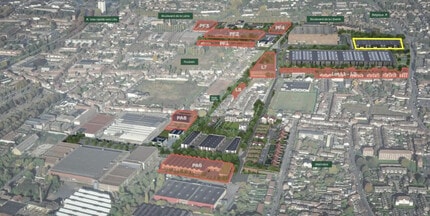 Wattrelos - AERIAL  map view