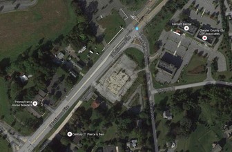 718 E Baltimore Pike, Kennett Square, PA - aerial  map view