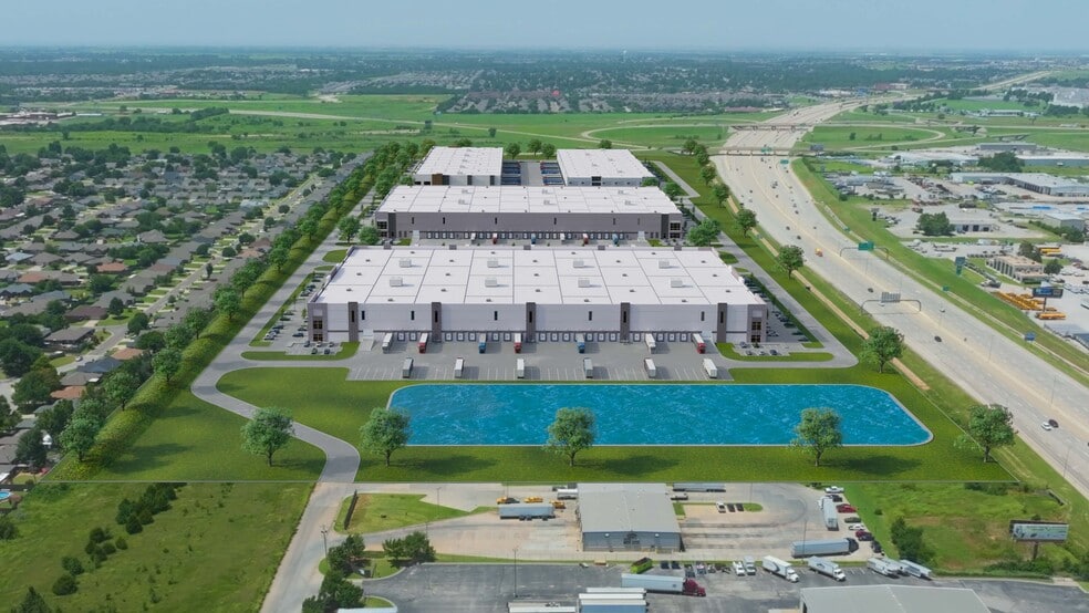 S Sara Rd & I-40, Yukon, OK for lease - Aerial - Image 2 of 2