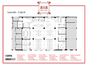 818 W 7th St, Los Angeles, CA for lease Floor Plan- Image 1 of 1