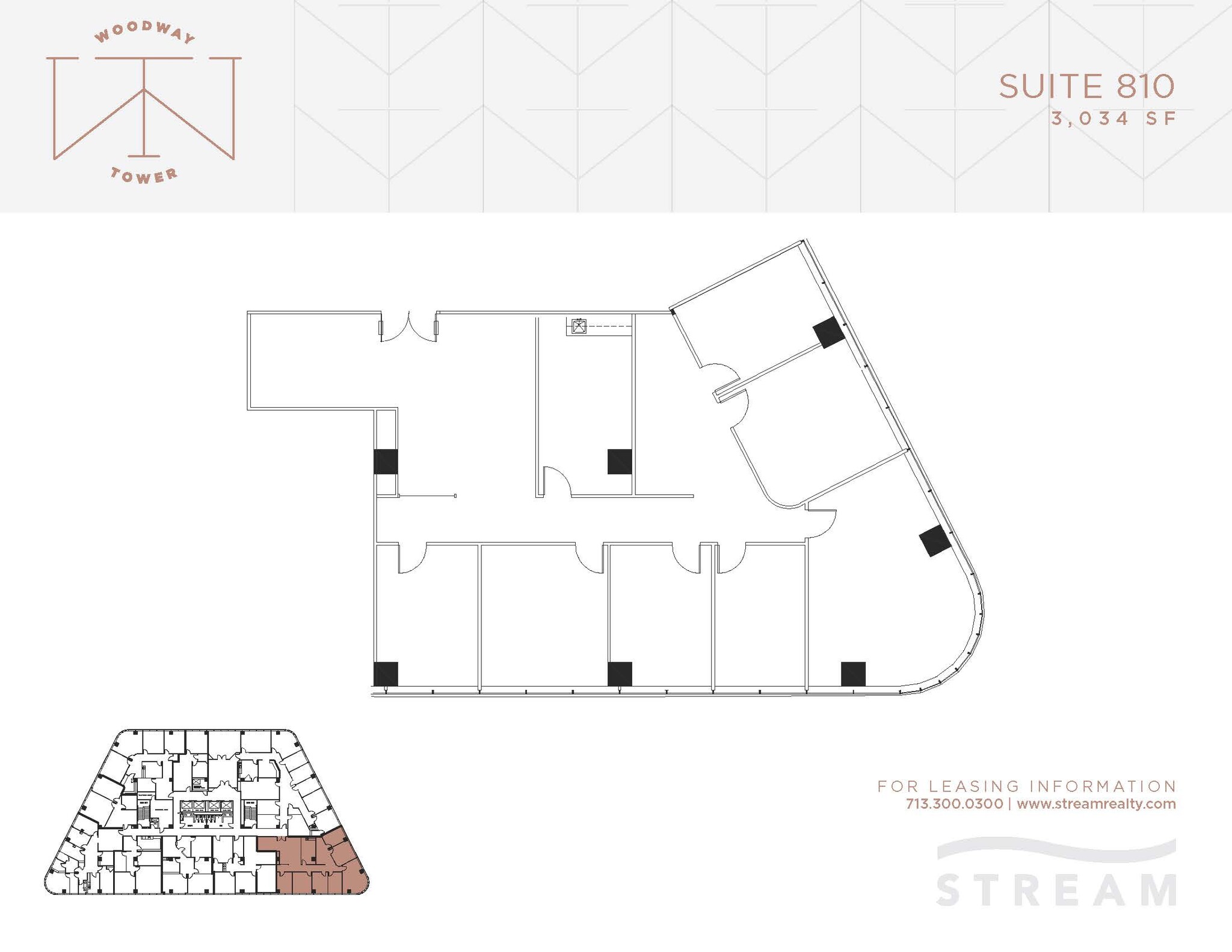 6363 Woodway Dr, Houston, TX for lease Floor Plan- Image 1 of 1