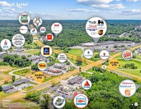 1307 Charlotte Hwy, Lancaster, SC - AERIAL  map view - Image1