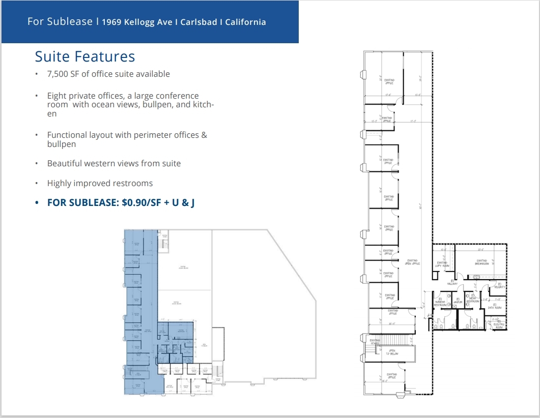 1969 Kellogg Ave, Carlsbad, CA for lease Floor Plan- Image 1 of 1