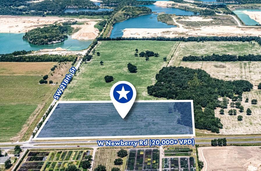 NEC W. Newberry Road & SW 218th Street, Newberry, FL for sale - Aerial - Image 2 of 4