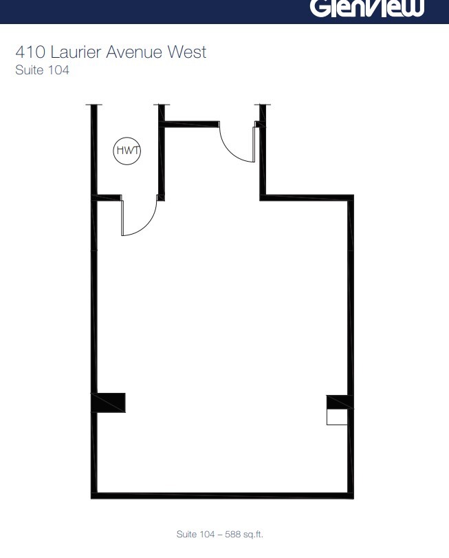 410 Laurier Ave W, Ottawa, ON for lease Floor Plan- Image 1 of 1