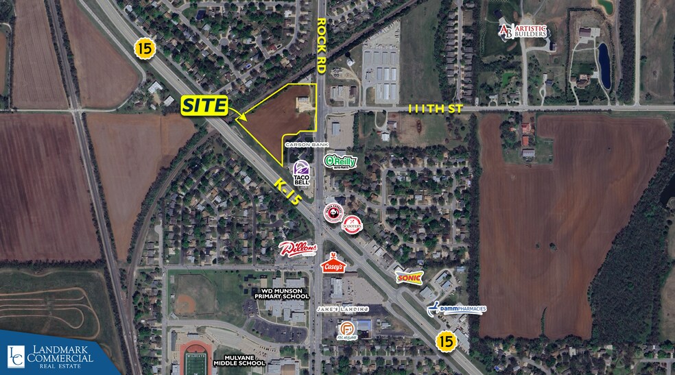 K-15 & Rock Rd rd, Mulvane, KS for sale - Building Photo - Image 2 of 4