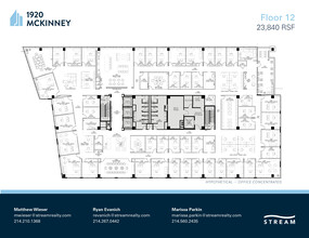 1920 McKinney Ave, Dallas, TX for lease Floor Plan- Image 2 of 17