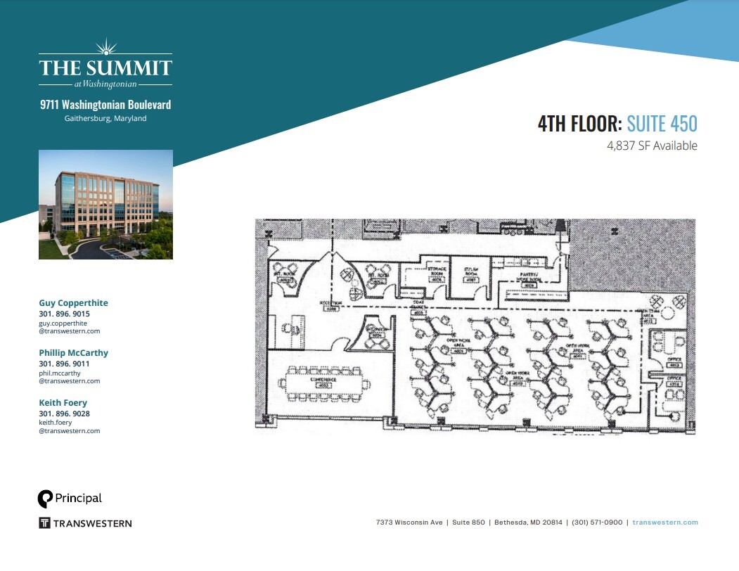 9711 Washingtonian Blvd, Gaithersburg, MD for lease Floor Plan- Image 1 of 1