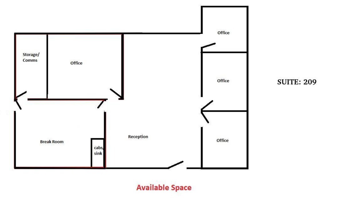 833 E Arapaho Rd, Richardson, TX for lease Floor Plan- Image 1 of 1