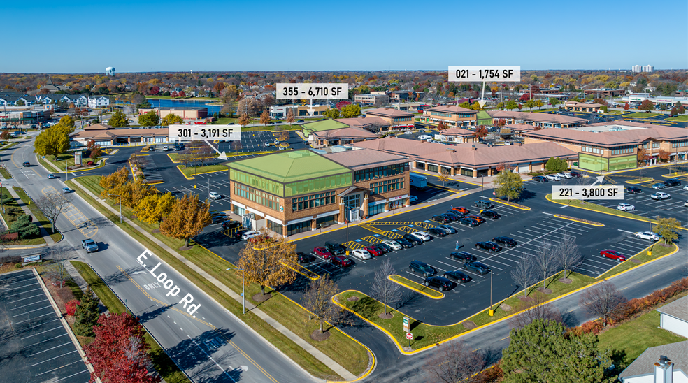 11-421 Town Square, Wheaton, IL for lease - Aerial - Image 3 of 8