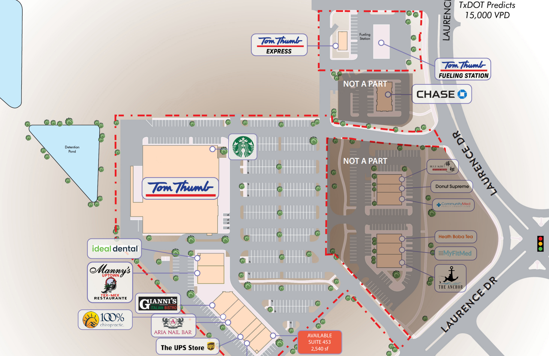 FM 740, Heath, TX for lease Site Plan- Image 1 of 1