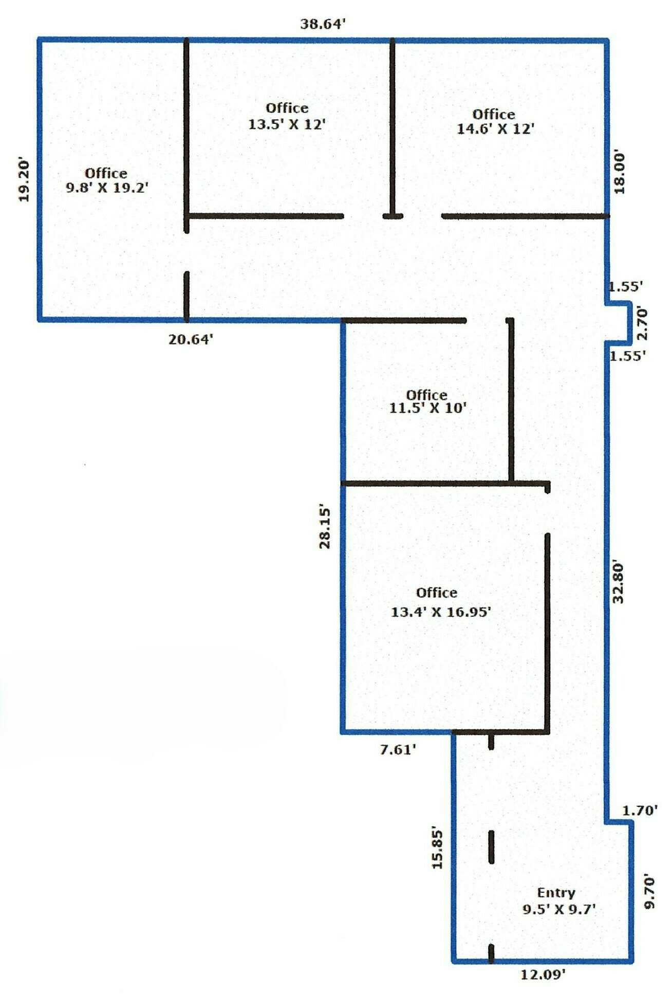 9725 SW Beaverton Hillsdale Hwy, Beaverton, OR for lease Floor Plan- Image 1 of 1