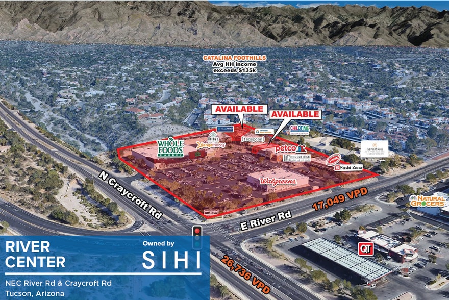 5555-5635 E River Rd, Tucson, AZ for lease - Building Photo - Image 1 of 4