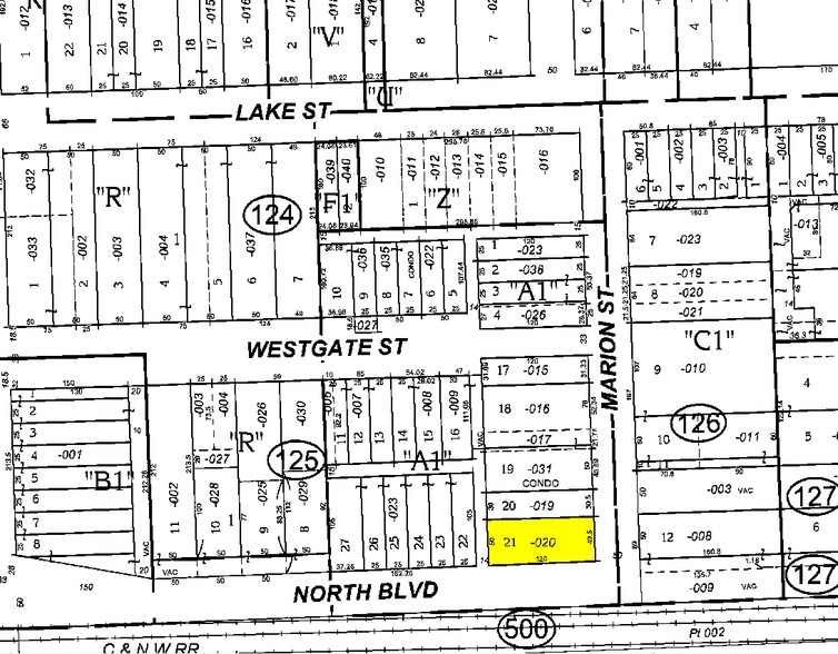 101 N Marion St, Oak Park, IL for sale - Plat Map - Image 2 of 6