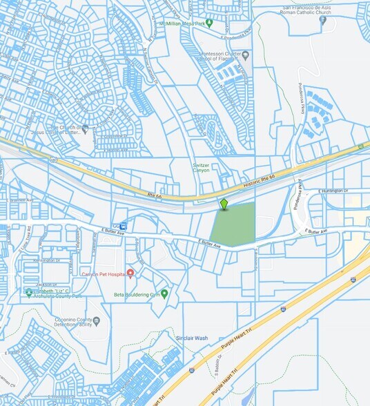 1600 E Butler Ave, Flagstaff, AZ for sale - Plat Map - Image 2 of 2