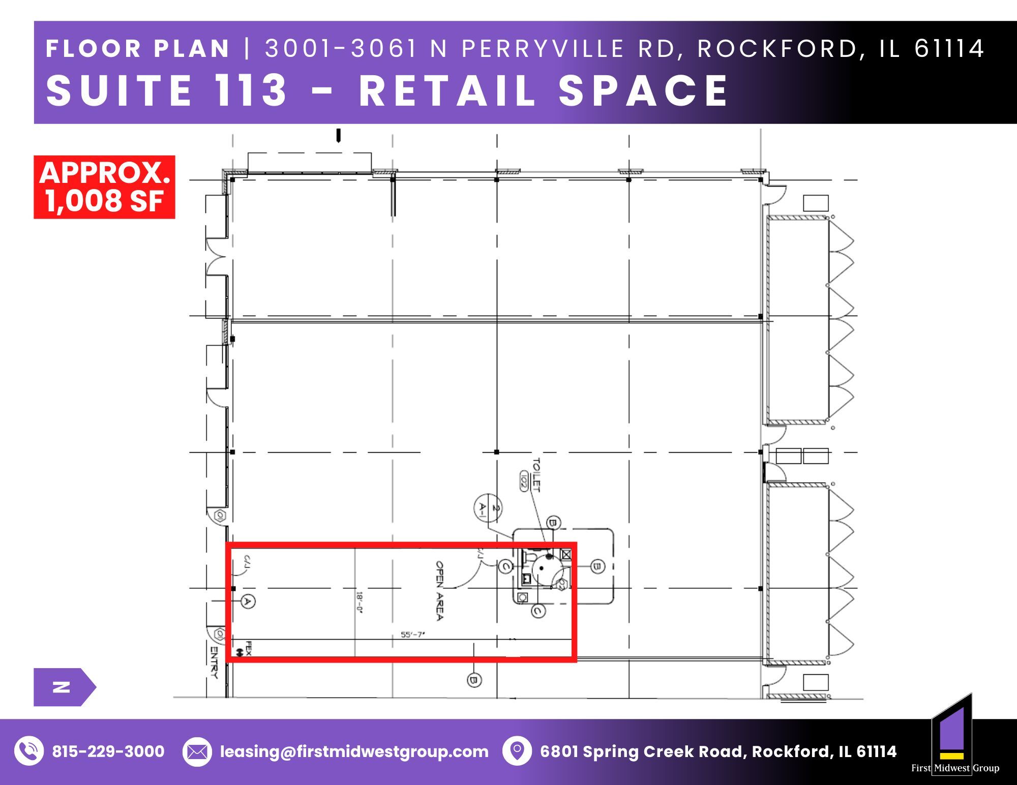 3001-3061 N Perryville Rd, Rockford, IL for lease Building Photo- Image 1 of 1