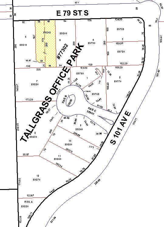 10108 E 79th St, Tulsa, OK for sale Plat Map- Image 1 of 1