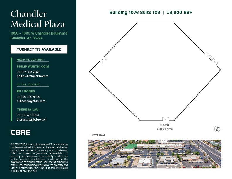 1050-1076 W Chandler Blvd, Chandler, AZ for lease Floor Plan- Image 1 of 1