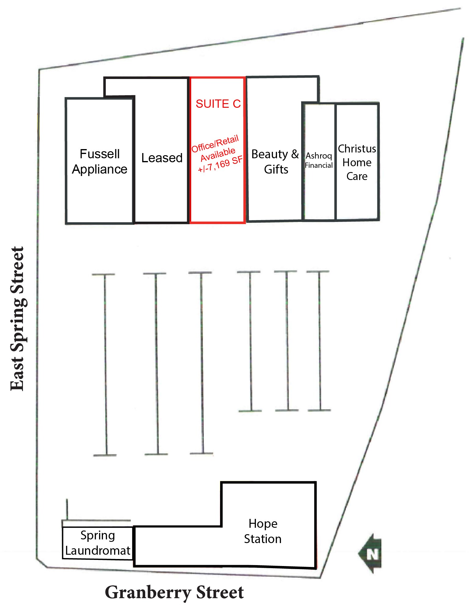 315-330 E Spring St, Palestine, TX for lease Site Plan- Image 1 of 1