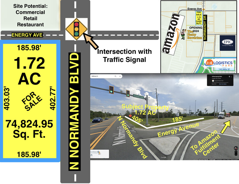 N NORMANDY BLVD, Deltona, FL for sale - Building Photo - Image 2 of 5