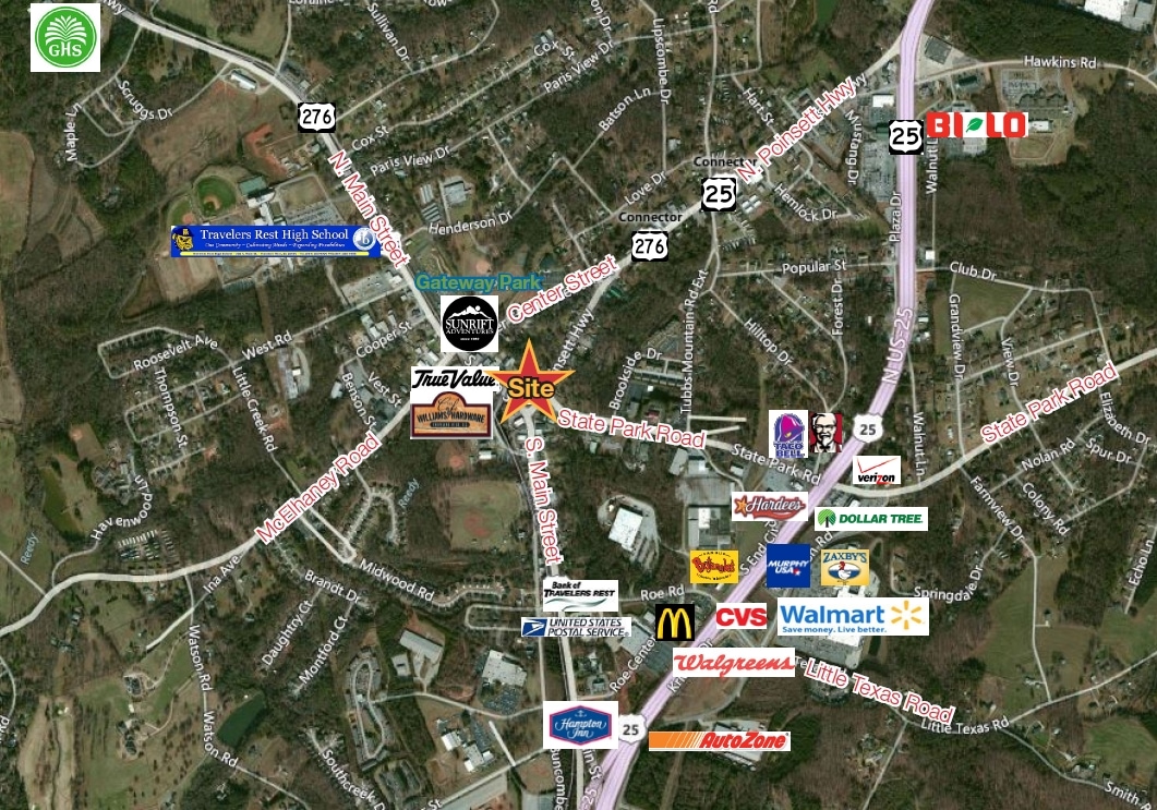 36 S Main St, Travelers Rest, SC 29690 Retail for Sale