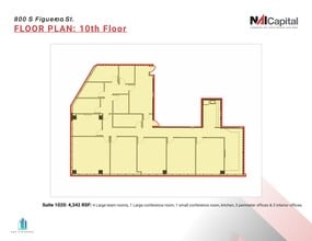 800 S Figueroa St, Los Angeles, CA for lease Floor Plan- Image 1 of 1