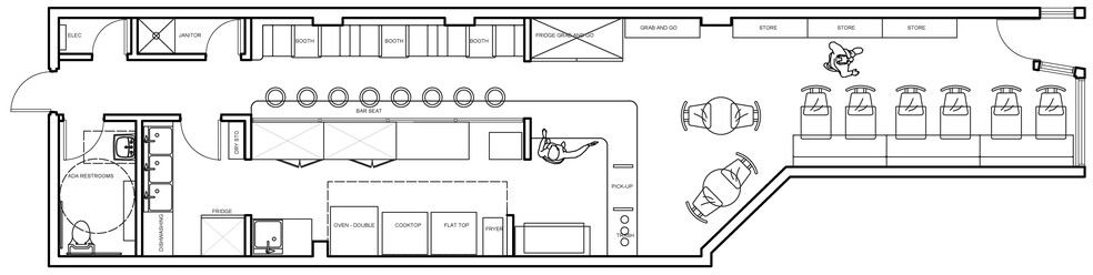 2530-2544 N Clark St, Chicago, IL for lease - Floor Plan - Image 2 of 2