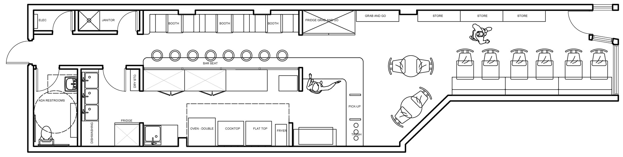 2530-2544 N Clark St, Chicago, IL for lease Floor Plan- Image 1 of 1