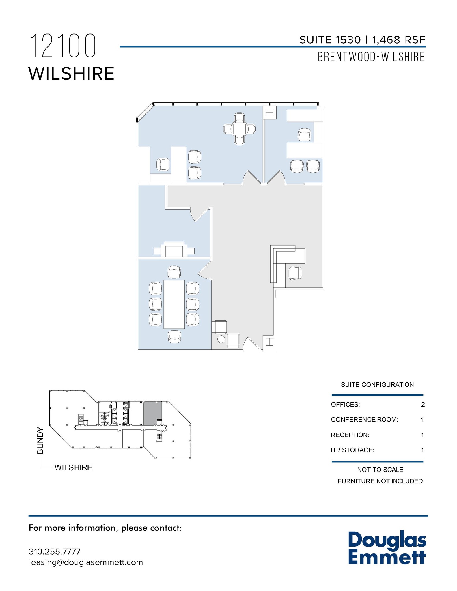 12100 Wilshire Blvd, Los Angeles, CA for lease Floor Plan- Image 1 of 1