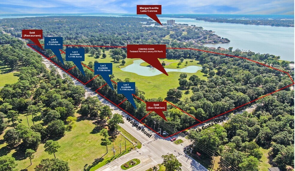 00 Walden Rd, Montgomery, TX 77356 Lots 1, 2, 3, 4